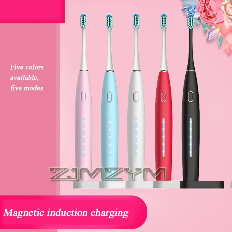 Cepillo de dientes eléctrico de levitación magnética, recargable, ultrasónico, automático, impermeable