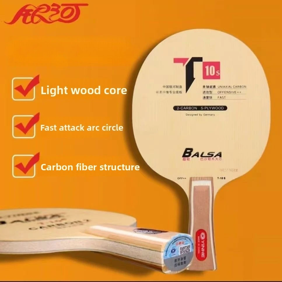 

YINHE T10S T11S Bashamu Cypress Carbon Table Tennis Bottom Plate Racquet