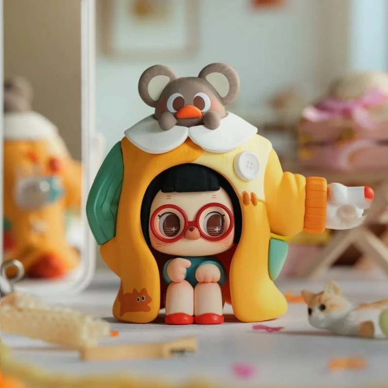 

Фантастическая маленькая шляпка первого поколения, слепая коробка, фигурка, загадочный милый орнамент, кукла, подарок на день рождения, праздник, сюрприз