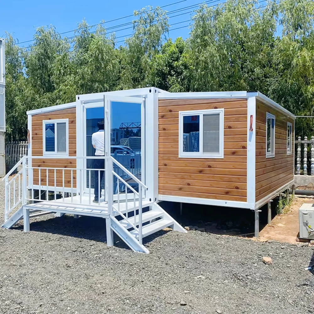 Prefabricated Container House 20FT Low Price Residential Office Warehouse Detachable Modular Building Office High End Villas