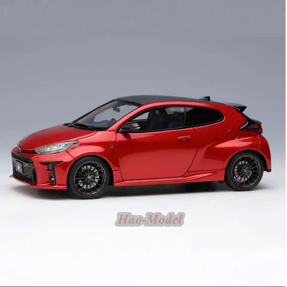 Maquillaje MU 1:43 para Toyota GR Yaris RZ 2020, modelo de coche de resina de Metal fundido a presión, juguetes, regalos de cumpleaños, colección de simulación de exhibición de Hobby