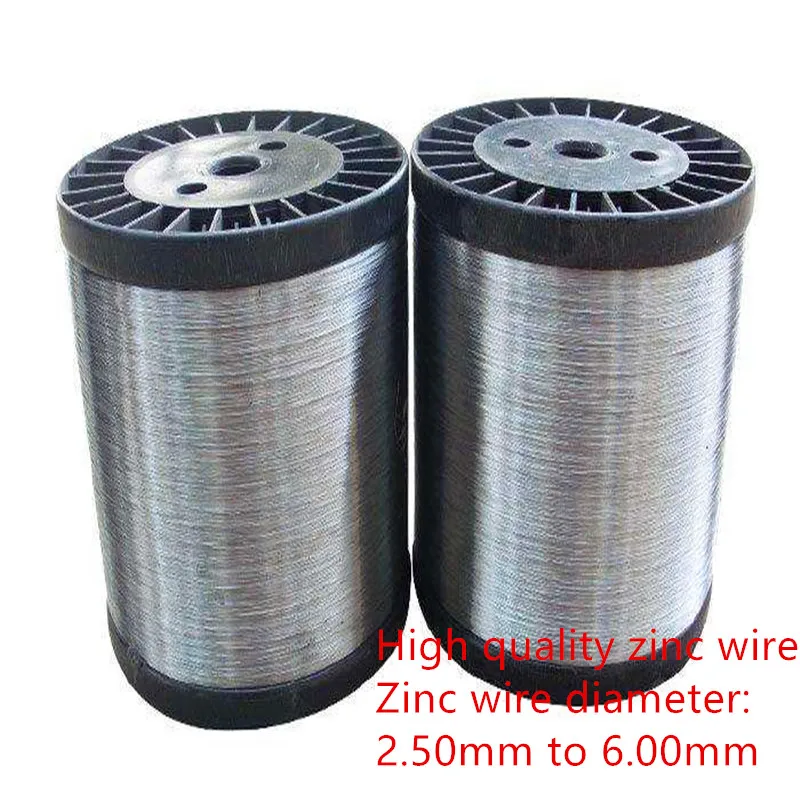 1Pcs Pure Zinc Wire Metallic material Experimental study Zinc Wire Zn Wire Diameter 0.4-6mm Length 2.5m 3m 4m for Industry Lab