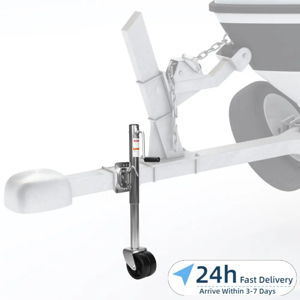 

2000 Lbs Bolt-on Tongue Trailer Jacks 10 Inch Lift Marine Bolt-On Lift Roller Swivel Stand