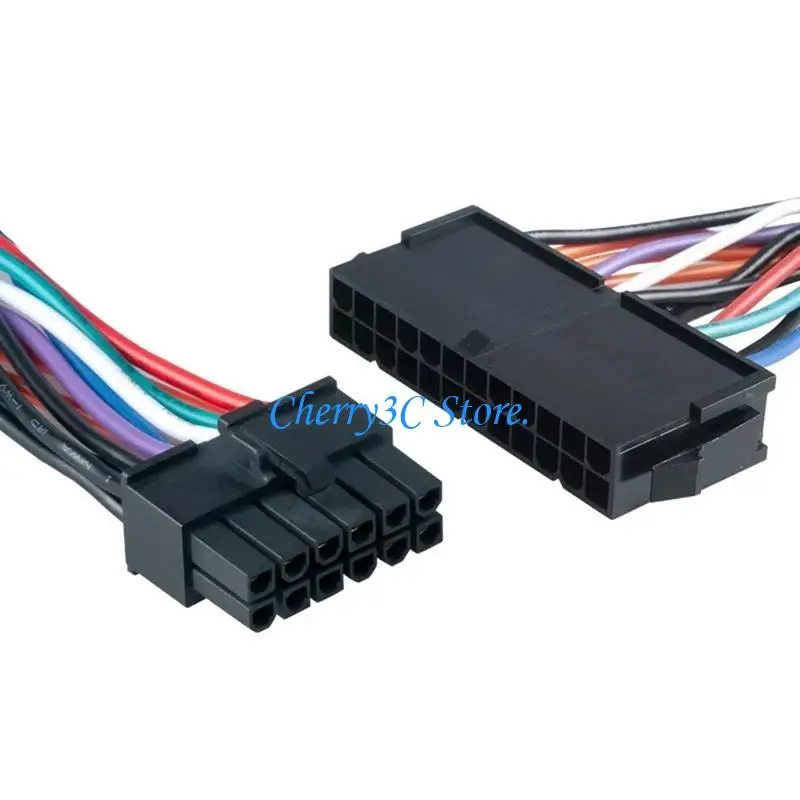 

83CE 18AWG 24Pin to 12pin ATX Power Supply Adapter Cable for Acer for IBM 10CM Durabl