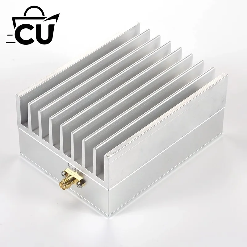 Digital TV RF Power Amplifier High Linear Class A 4W 45-1100MHz Aluminum Heatsink Signal Booster Module