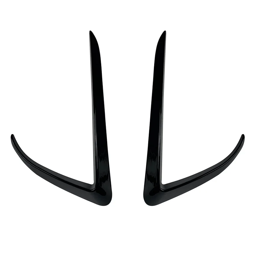Front Bumper Spoiler Fog Lamp Cover Air Knife Splitter Body Kit For Tesla Model 3 2017 2018 2019 2020 2021 2022