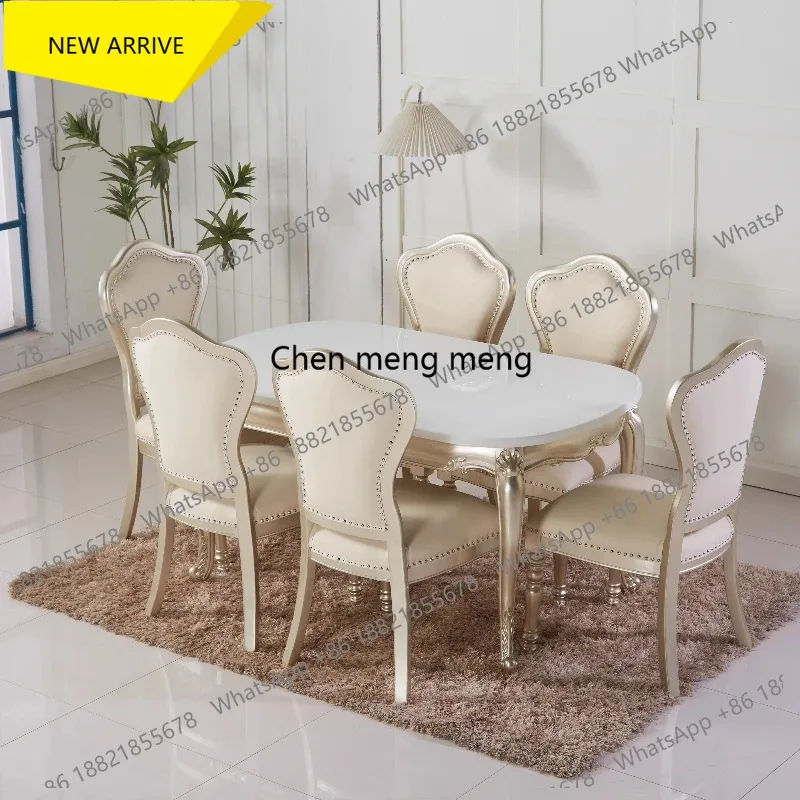 M178 Gold Modern Wood Dining Tables Chairs Luxury Design Living Room Dining Tables Home Kitchen Mesa De Jantar 4Cadeira