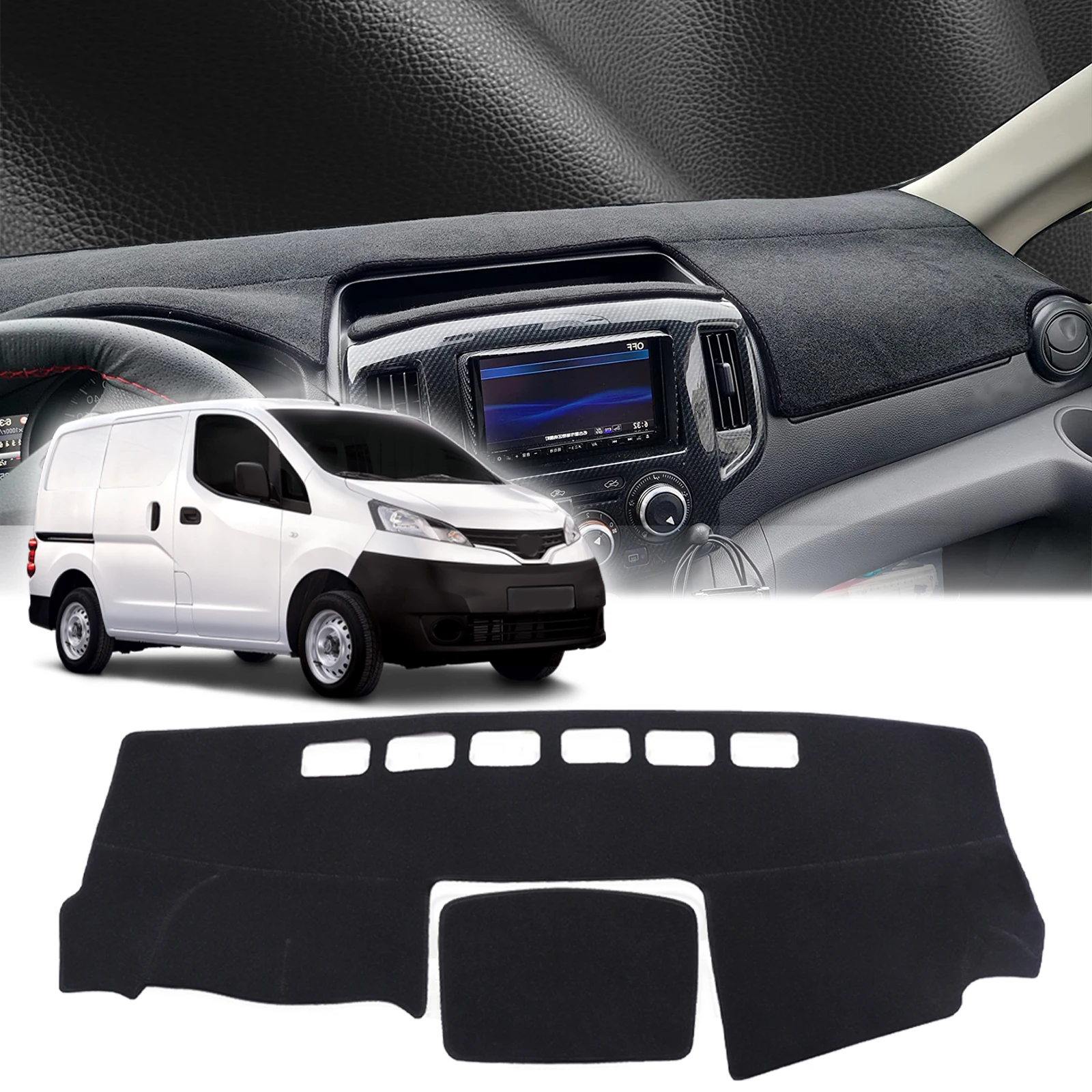 

fit for Nissan NV200 e-NV200 2010 2011 2012-2018 Car Accessories Protective Carpet Dashmat Dashboard Cover Pad DashMat Sunshade