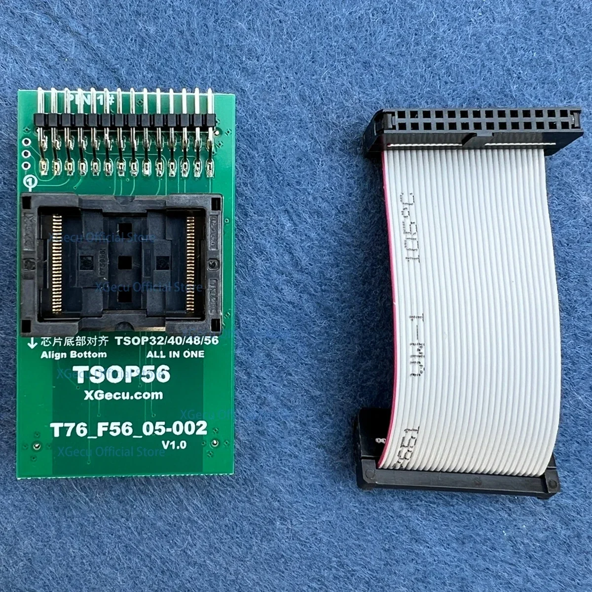 Adapter TSOP32/40/48/56 ZIF (T76_F56_05-002 V1.0) do programatora XGecu T76