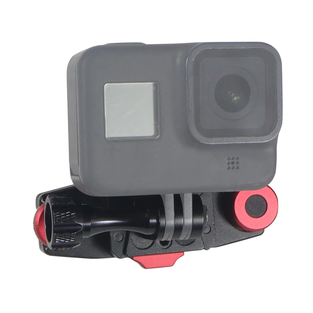 Clipe de mochila de liberação rápida placa v-lock cinto clipe alça de ombro braçadeira para gopro/dji osmo 360/insta360 câmera de ação