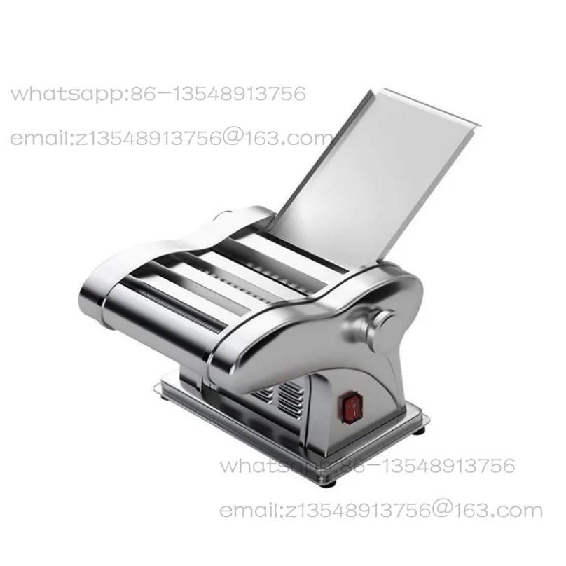 110V Stainless Steel Small Home Electric Pasta Maker Automatic Noodle & Dumpling Skin Machine