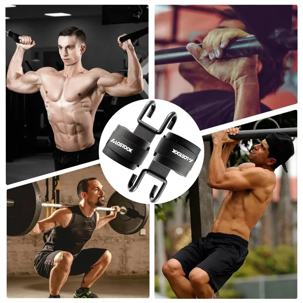 1/2pcs Pull-Up Assist Hook Fitness Wrist Strap - Perfect for Weightlifting Pull-Up and Strength Training Aids to Prevent Slippin image 5