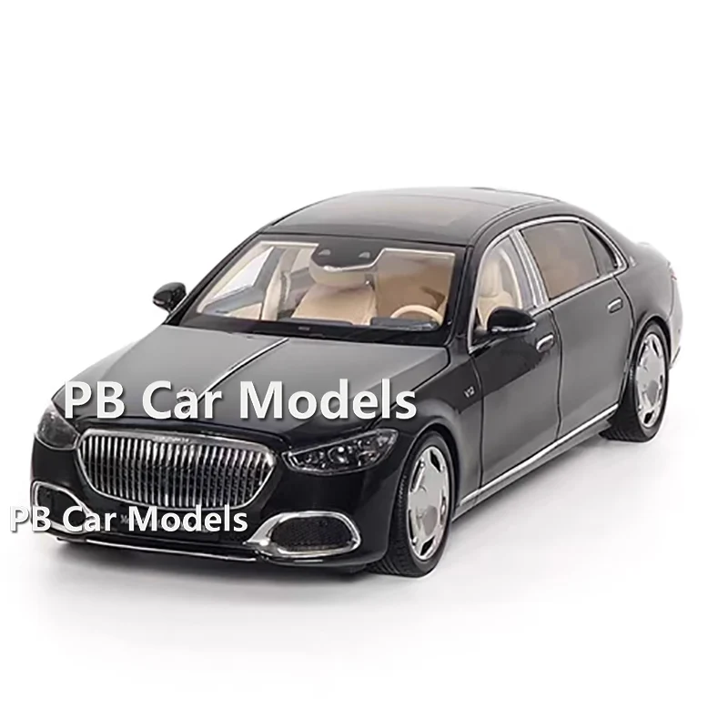 AR Maybach S Series S680S-Class Simulation Alloy Metal Car Model Collection Decoration 1 18