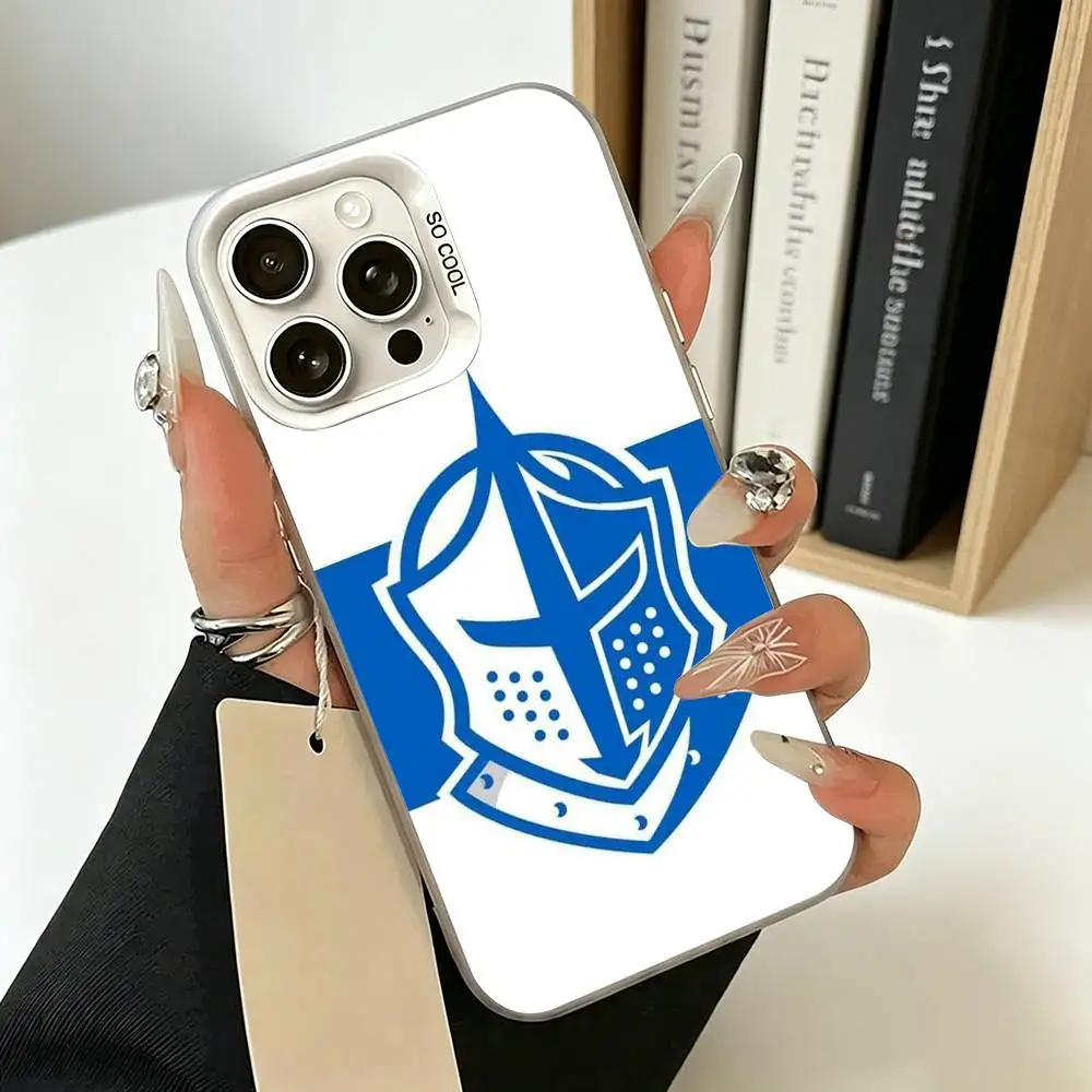 Прочный чехол для телефона Universidad Catolica-a iPhone 11 12 13 14 15 16 17 Pro Max Plus белый серебристый