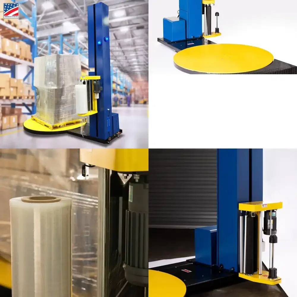 

Automatic Pallet Stretch Film Wrapping Machine High Efficiency