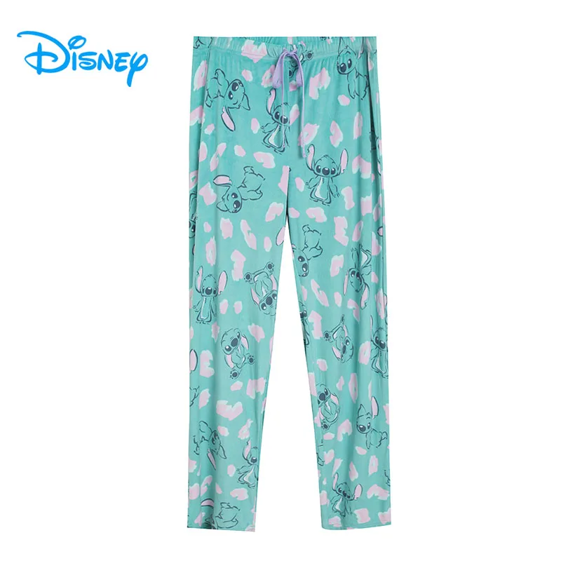 Disney Stitch Cartoon Sports Pants Women Casual Fitness Home Sleep Pants Pajama Bottoms Winnie the Pooh Tigger Eeyore Trousers