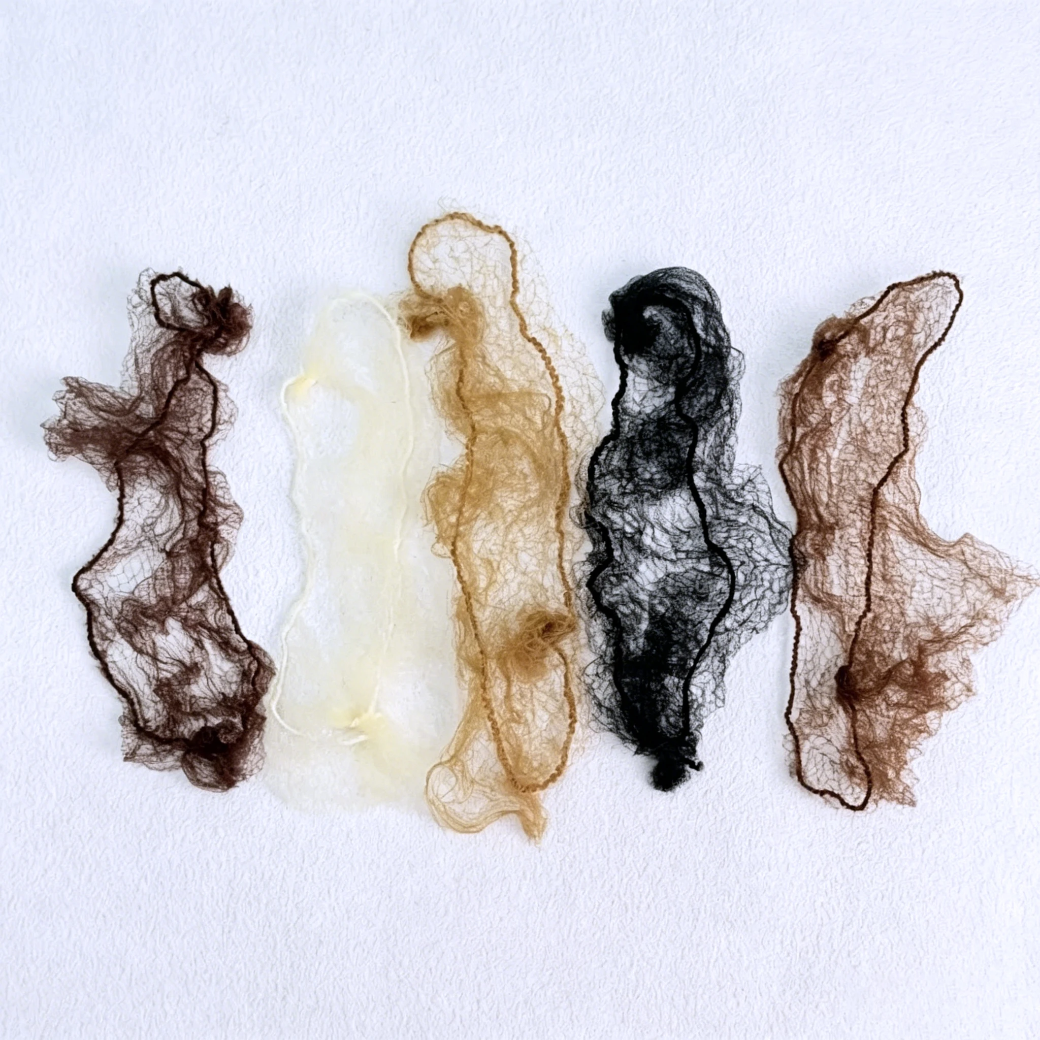 100PCS Premium Nylon Invisible Hair Nets for Ballet
