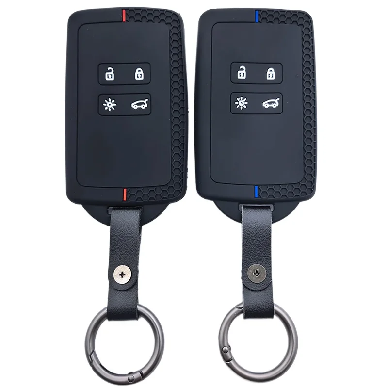 

Silicone Car Key Case Cover for Renault Clio 5 Megane 4 Zoe Kadjar Captur Arkana Koleos for Dacia Duster Logan 3 Jogger Sandero
