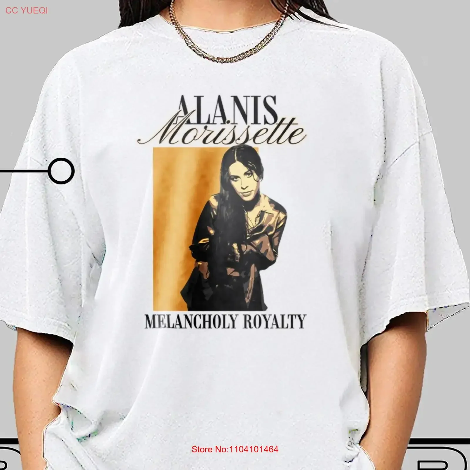 

Vintage Alanis Morisette T Shirt 90's Bootleg For Fan Casual vintage Washed designer clothes Unisex Comfortable Stylish homme