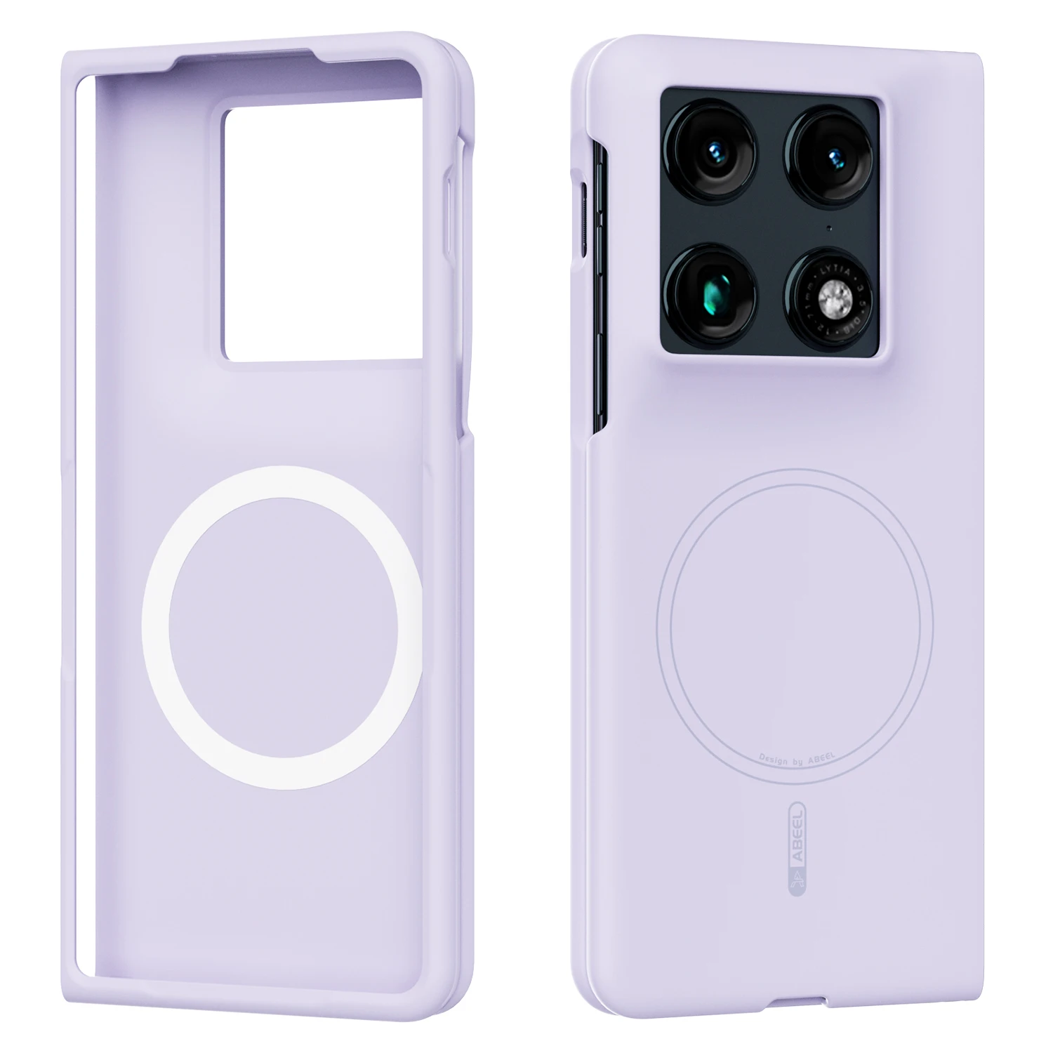 Silikon-Handyhülle für Motorola Razr Fold MOTO Razr Fold, magnetisches kabelloses Laden für MagSafe, integrierte Flocking-Schutzhülle