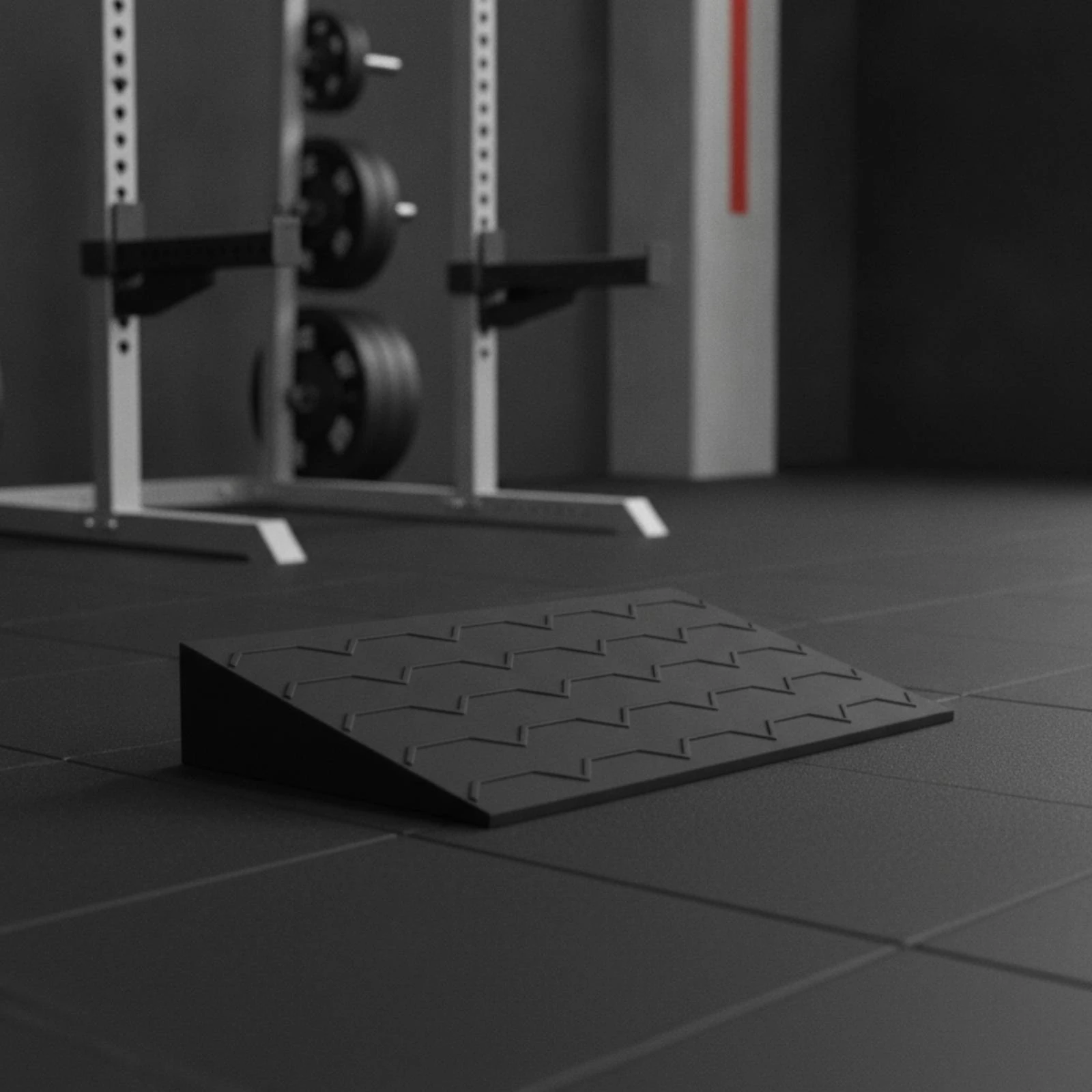 Squat Slant Board Ergonomic Slant Board with Textured Surface Pattern Heel Elevated Squat Wedge Compact Balance Block Portable