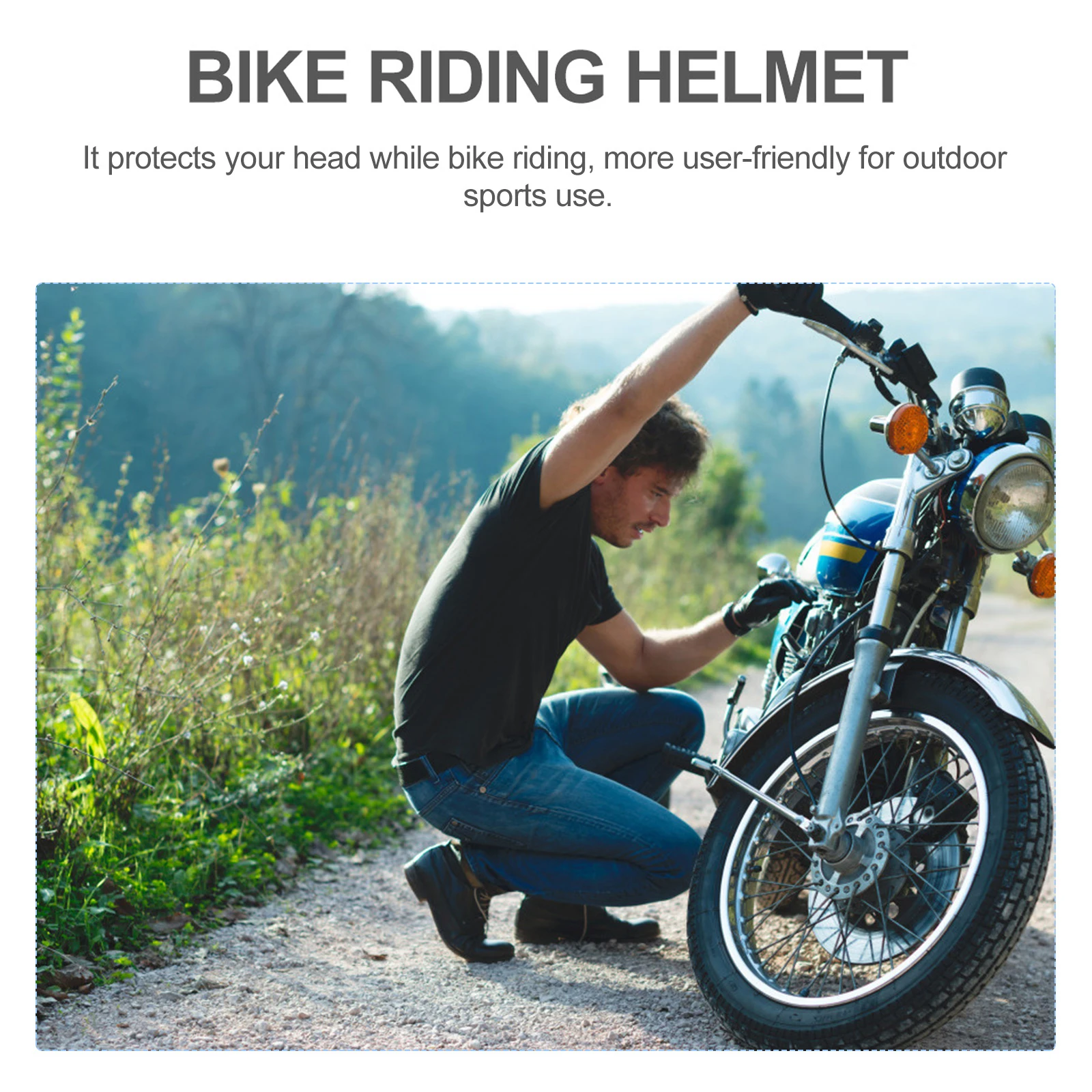 

1Pcs Cycling Comfortable Wearable Breathable Design Bike Riding Headgear Protective Outdoor Sports