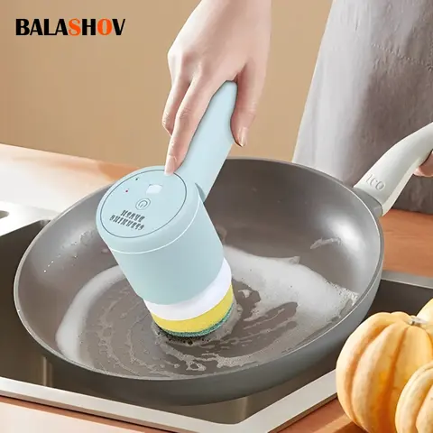 Trådlös handhållen elektrisk diskmaskin Kök Uppladdningsbar elektrisk rengöringsborste Badrumskakel Professionell rengöringsmaskin 6 best sales diskmaskin - №2