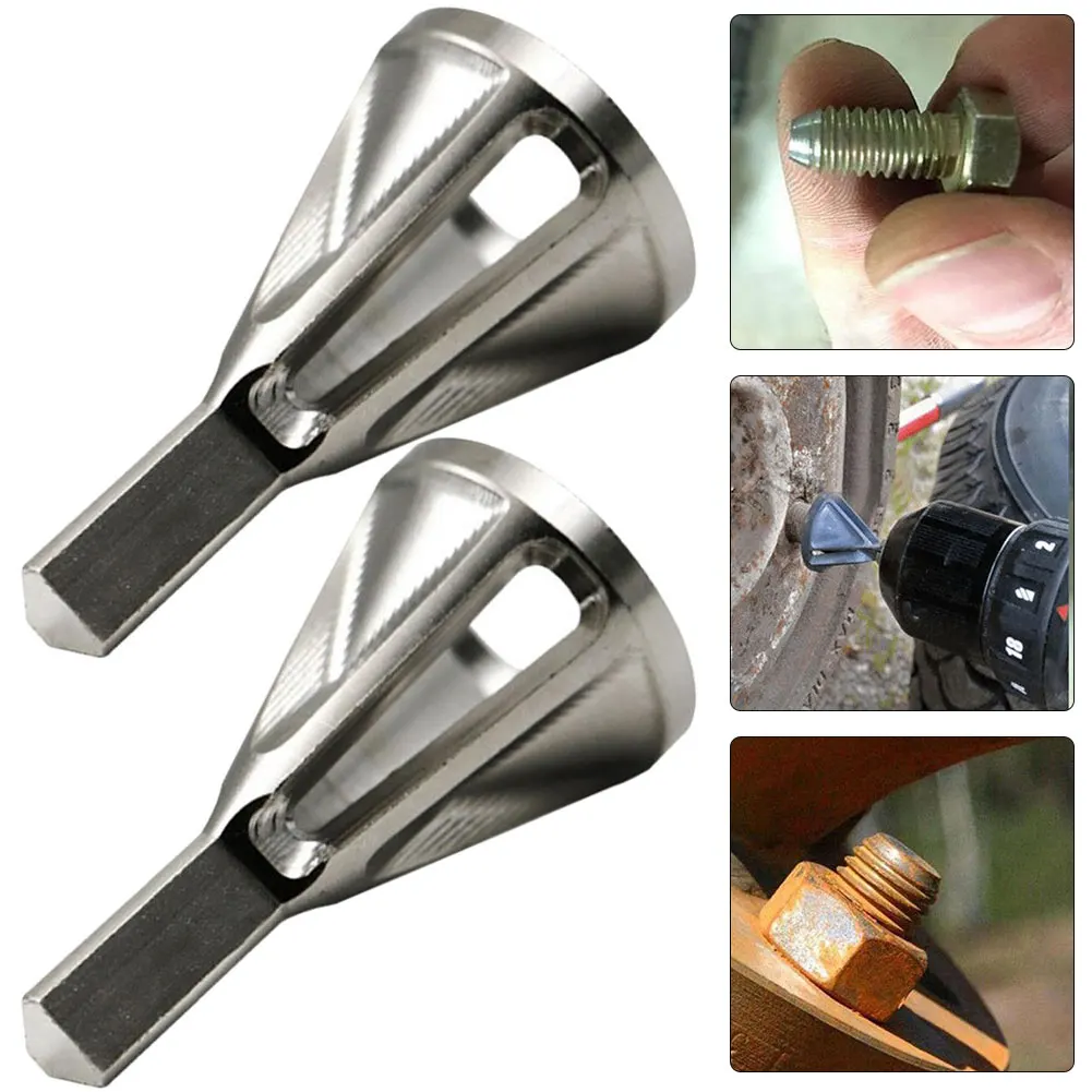 

2Pcs Chamfer Tool High Hardness Chamfer Deburring Tool for Brass Aluminum Glass Fibre