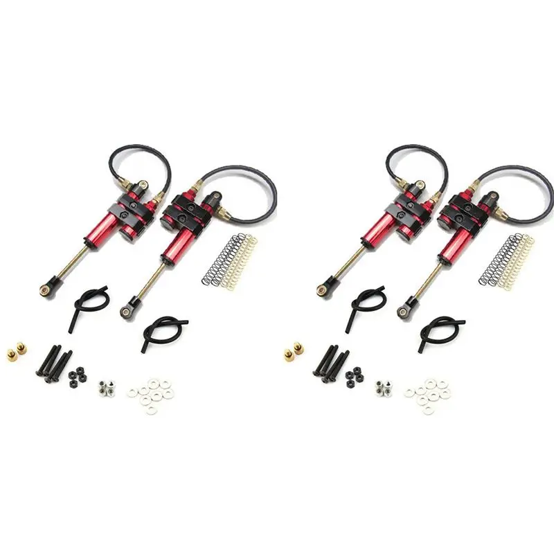 

FBIL-4X For TRX4 TRX6 SCX10 Ghost Simulation Climbing Car 100Mm Negative Pressure Shock Absorber Metal Shock Absorber