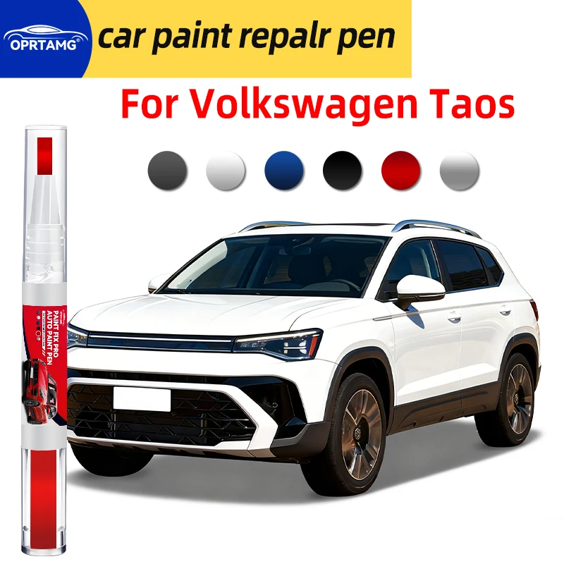 Retoque de pintura para coche Volkswagen Taos 2021 2022 2023 2024 2025, rotulador de pintura automotriz, reparación de arañazos de coche, accesorios para automóviles
