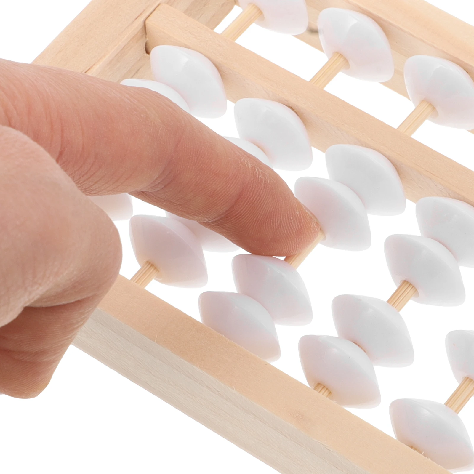 나무 주판 아기 장난감 미니 구슬 수학 도구 첫 번째 생일 사진 소품 그랩 장식 현대 장식 교육 산술 장난감