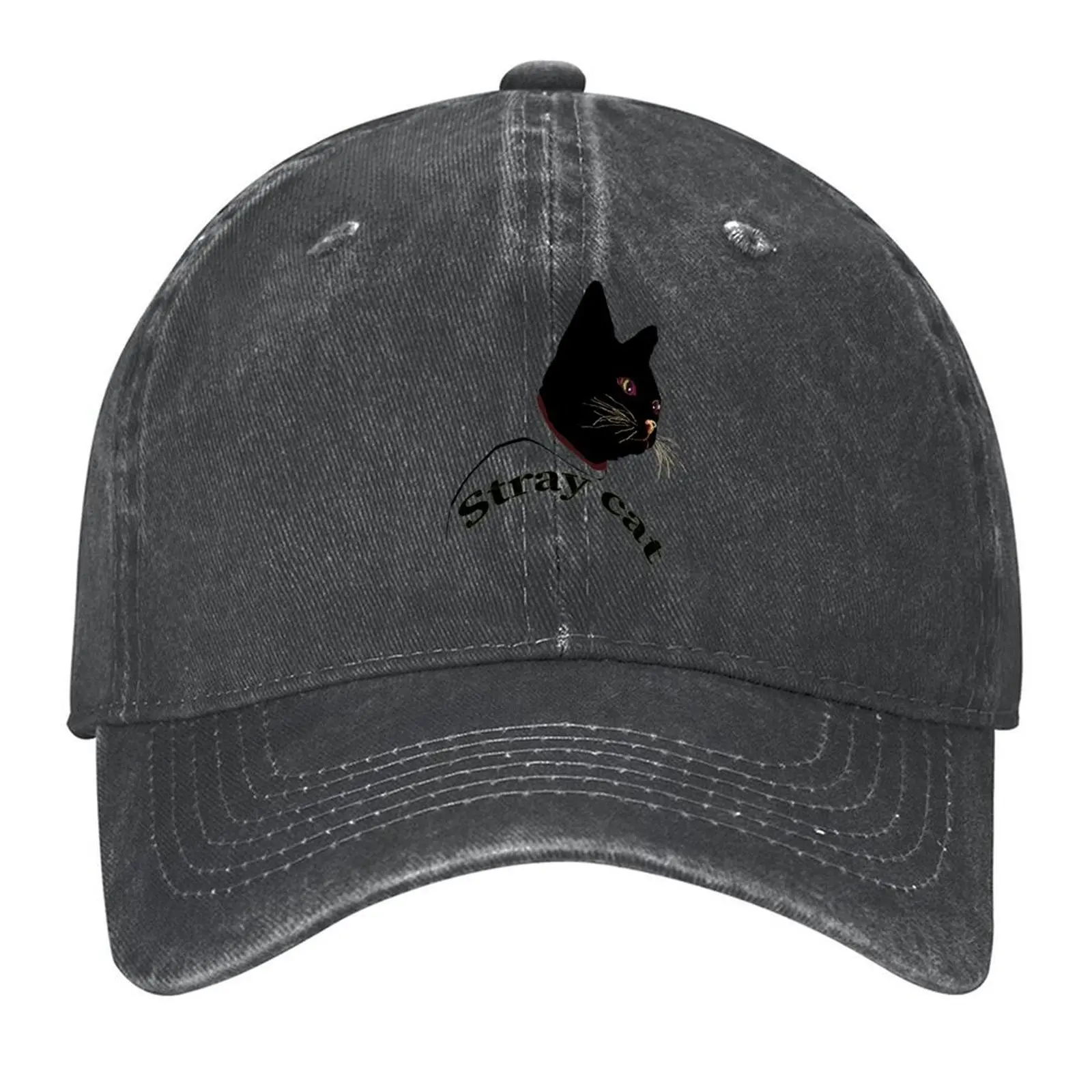 

Stray cat black edition Baseball Cap hats on offer fishing hat Thermal Visor fun hats Women's Beach Outlet 2025 Men's