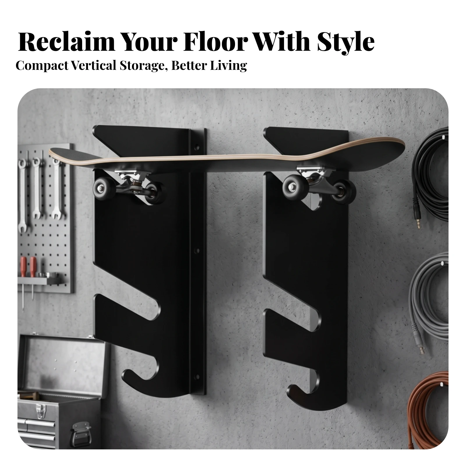 Skateboard Wall Mount Display - Skateboard ulasan dan harga