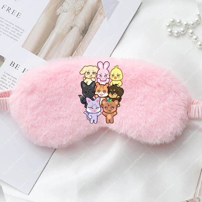 

Anime Creative Blindfold Casual Accessories ATEEZS ANITEEZ‌S Cartoon Cute Eye Mask Kpop Style Pattern Eyepatch Fan Gifts 2026