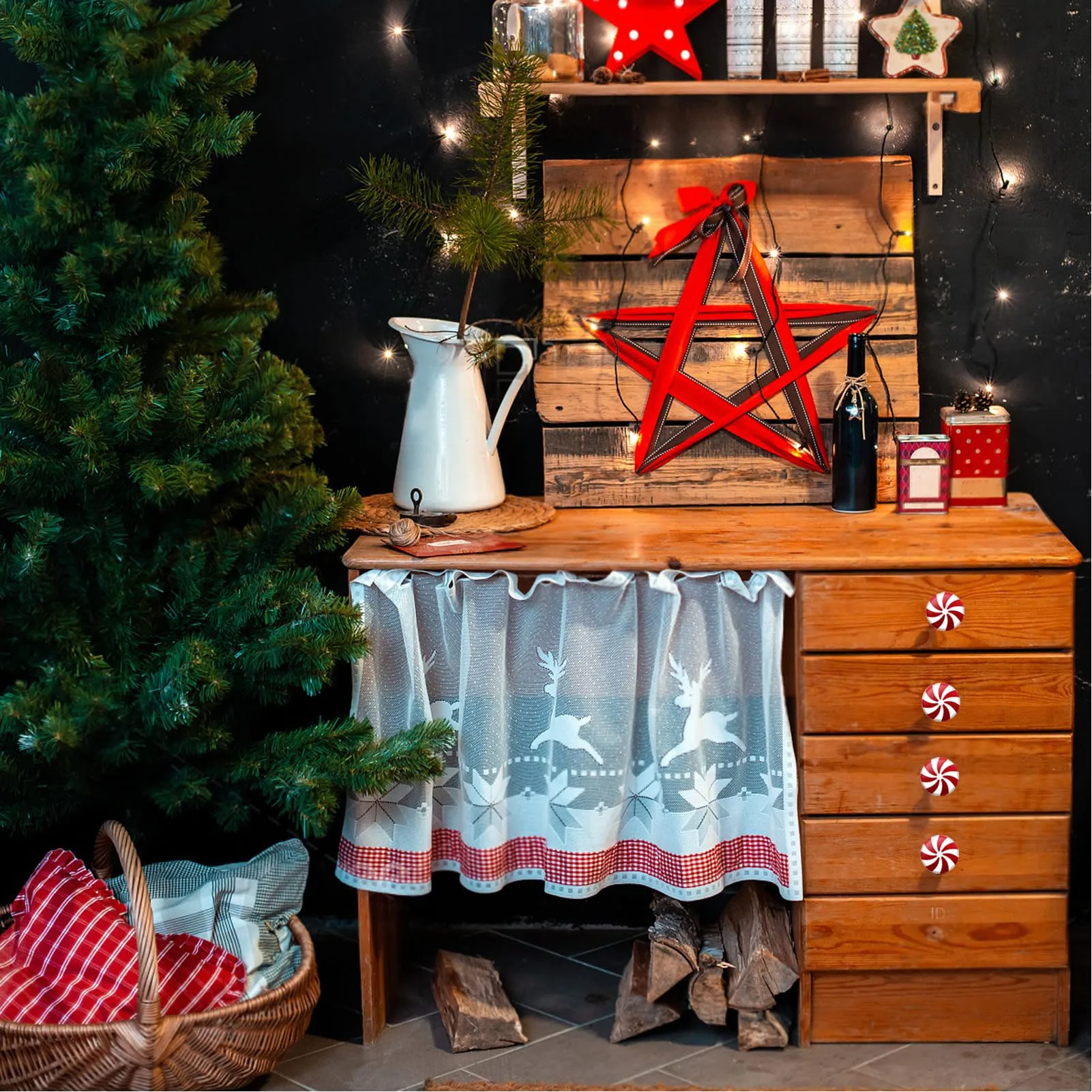 12PCS Cabinet Knob Decoration Silicone Candy Decoration Pull Handles Knob for Holiday