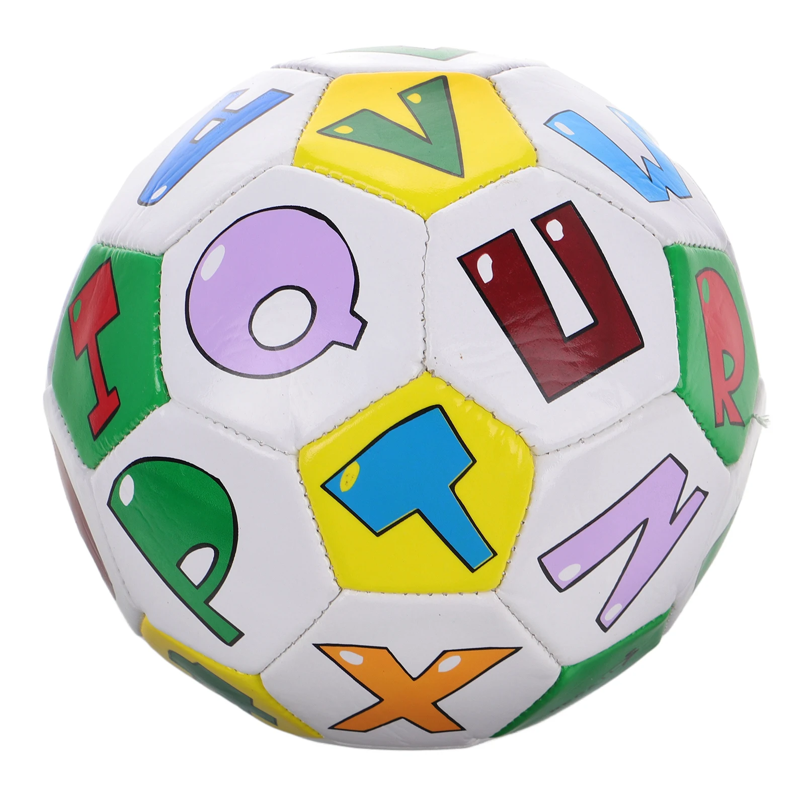 

589x589x589in Kids Exercise Soccer Ball Alphabet Design Durable Safe Indoor Outdoor Play Kindergarten Toddler Indoor Soccer Ball