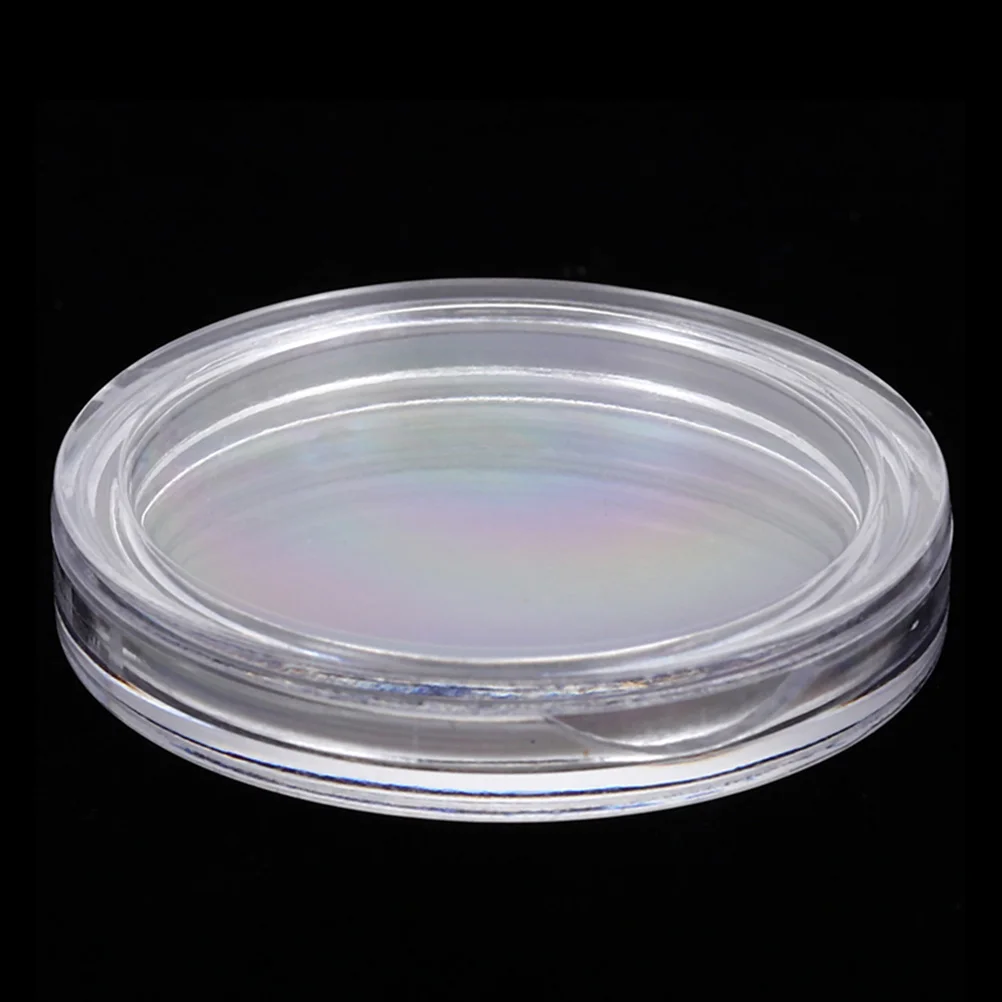 

50Pcs Coin Protectors Transparent Box Storage Display Case for Coins Coin Holder Coins Holder Transparent Round Box
