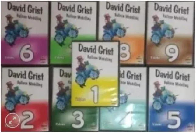 

David Grist – Balloon Modelling (Vol 1-9) - Magic tricks (Instant Download)