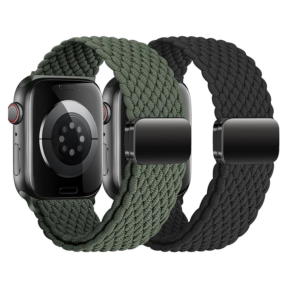 Correa für Apple Uhren armband 44mm 45mm ultra 2 49mm 40mm 41mm 42mm geflochtenes Solo Loop Armband iwatch Serie 9 8 7 6 5 se Armband