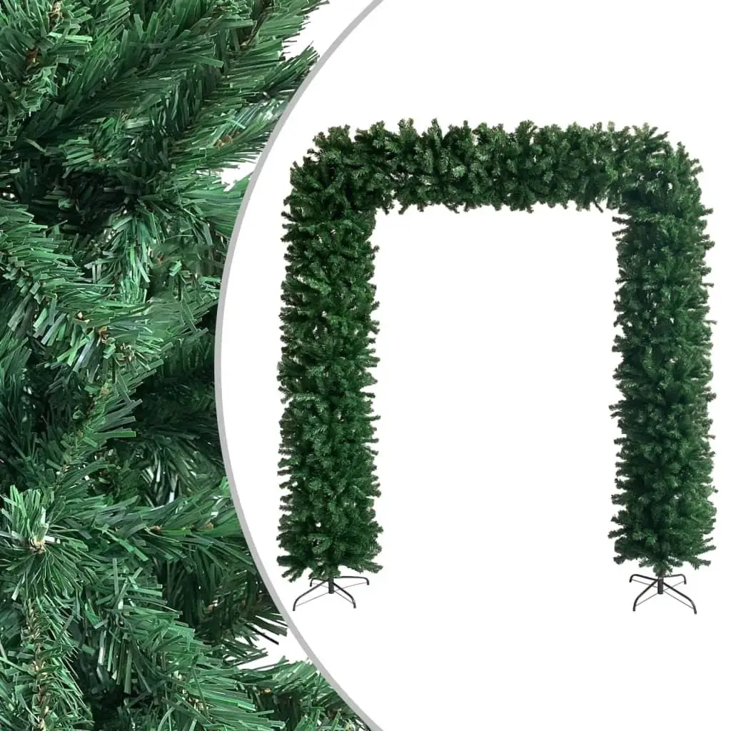 240 cm Green Christmas Tree Arch for Festive Decorations