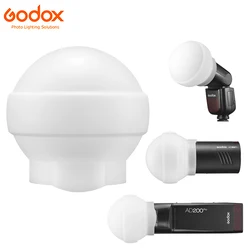 Godox AK-R22 Silicone Diffusion Dome Diffuser Ball for Godox Round Speedlite V1 AD100Pro AD200 AD200PRO with H200R Flash Head