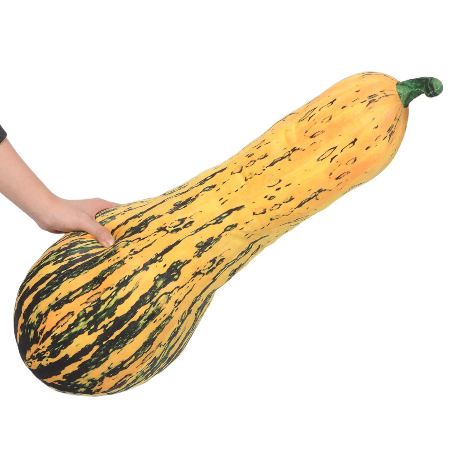 

3D Simulation Pumpkin Pillow Vegetable Shape Soft Cuddly Cushion for Kids Room Sofa Decor Fall Centerpiece Food Themed Throw