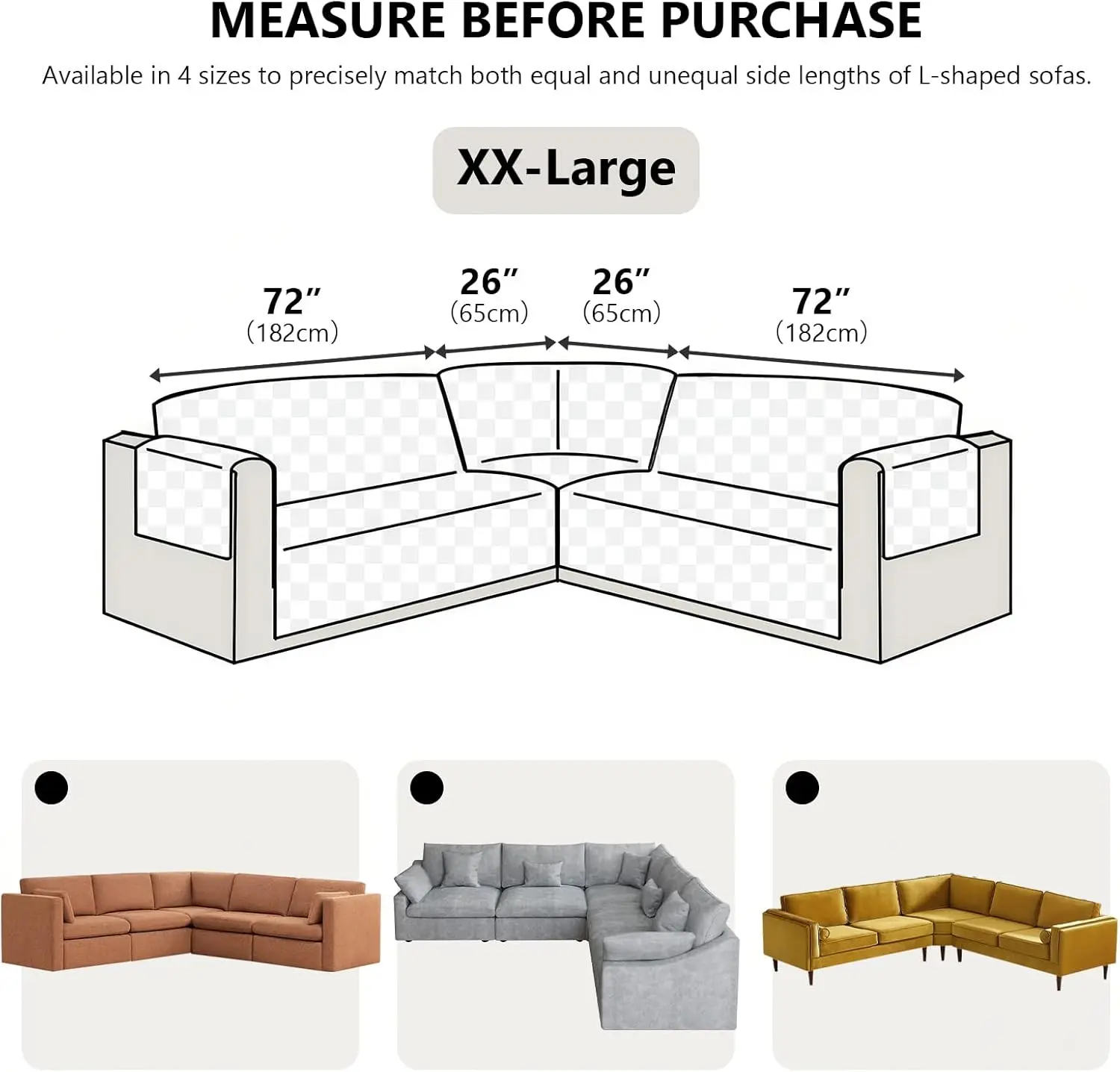 ผ้าคลุมโซฟาเข้ามุมกันน้ำ รูปตัว L รูปตัว U ผ้ากำมะหยี่ 6 ชิ้น ซักได้ ไม่ลื่น ป้องกันโซฟา ขนาด XX-Large สีน้ำตาลเข้ม