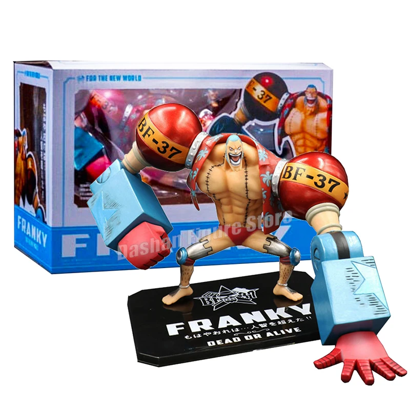 Figura de acción de FRANKY de una pieza, colección de 15cm, adornos de PVC, modelo de estatua, juguetes para regalos de niños