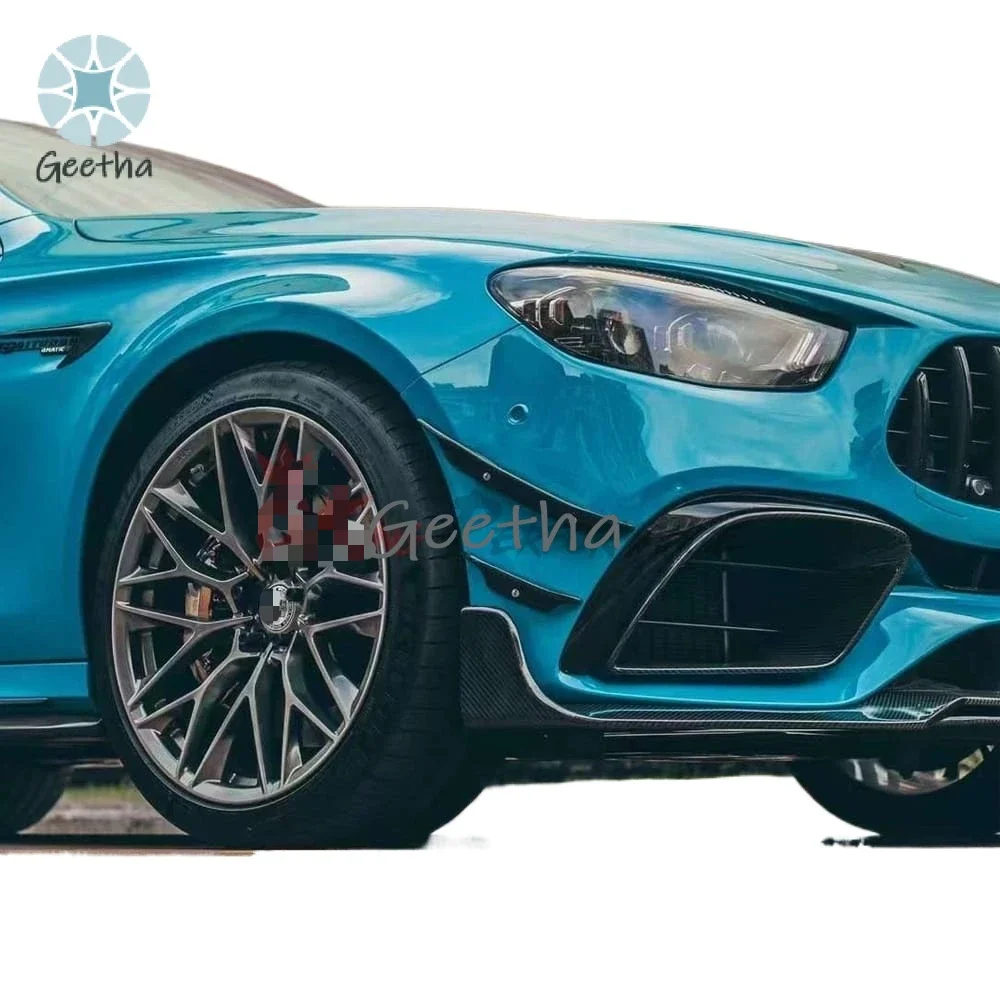 

CMST Style Dry Carbon Fiber Front Canards for Mercedes Benz E-Class W213 E43 E53 E63 E63S 2021-2023 BodyKit