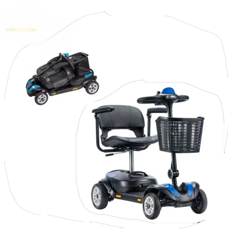 Rugged four-wheel removable battery 30AH waterproof all-terrain off-road travel classic electric scooter