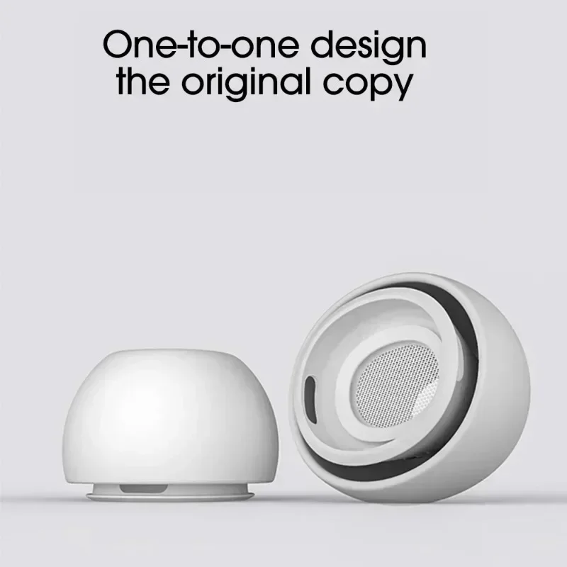 ソフトシリコン交換用イヤーチップ Apple Airpods Pro 1/2 イヤフォン保護カバー耳栓ノイズリダクション穴イヤーパッド