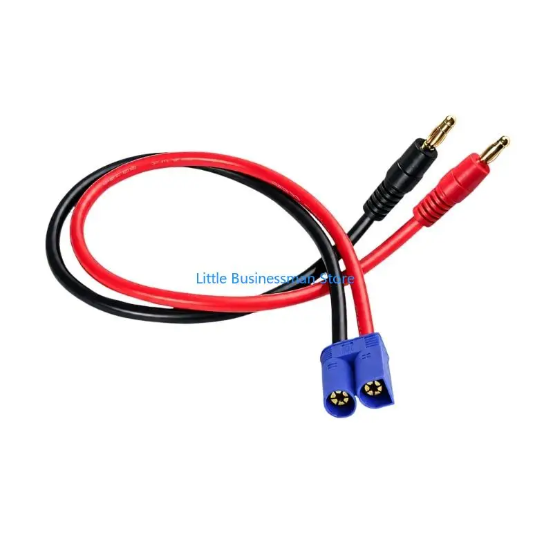 Remote Battery Charging Cable Adapter with Flexible Silicone Wire Jackets 35Cm M76A