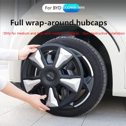 4PCS Cap Performance Replacement Wheel Cap Automobile Full Rim Cover Accessories For BYD DOLPHIN MINI Seagull Atto 1