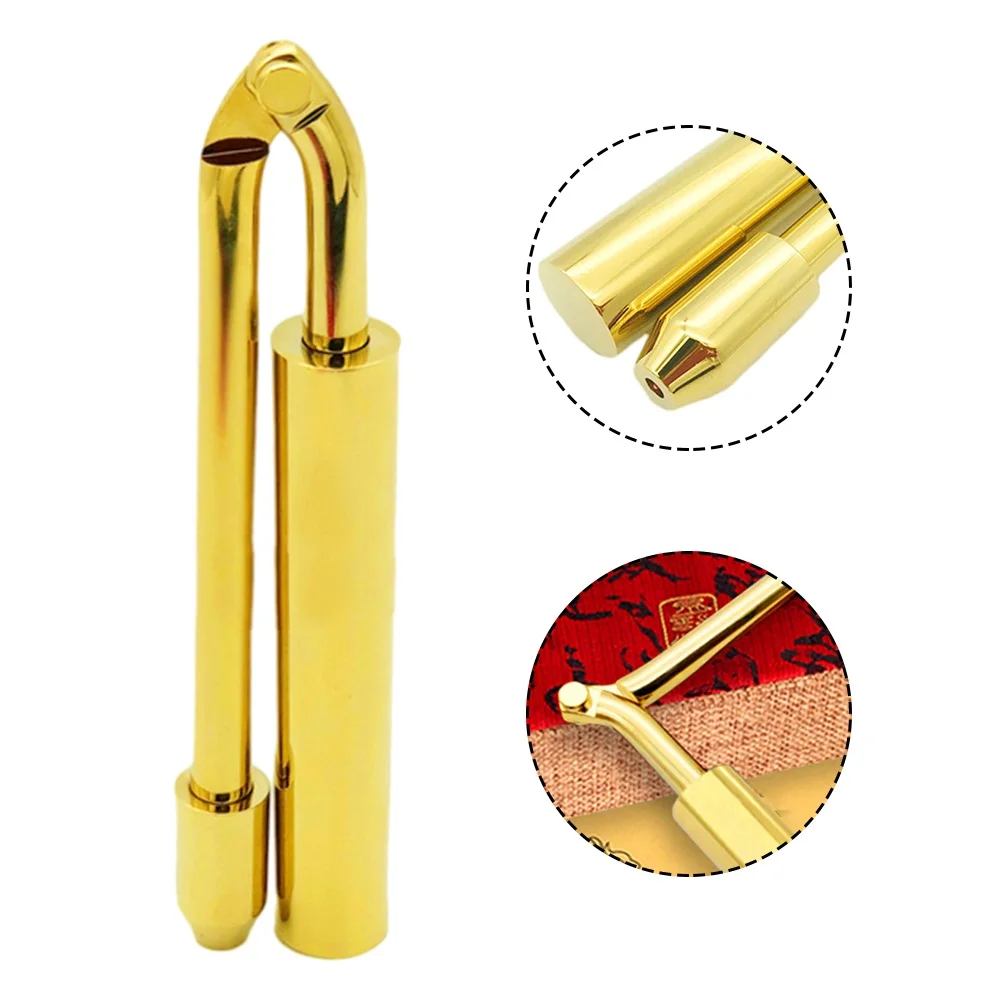 

1pcs Pure Copper Folding Vein Detection Copper Probe Rod Feng Shui Detection Rod Tool Metal Detectors Tools Accessories ﻿